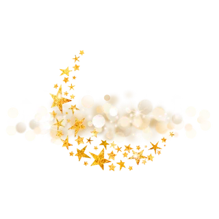 免扣元素 月亮形状的星星素材