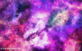 绚丽梦幻星空景色