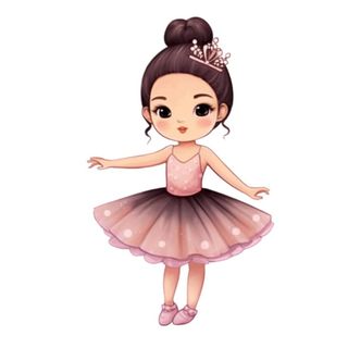 穿裙子跳舞的女孩免抠