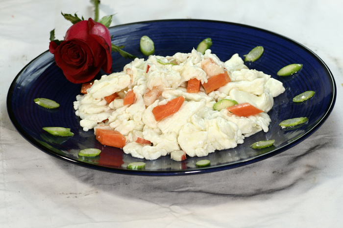 9木瓜雪蛤炒水晶 乡村小镇