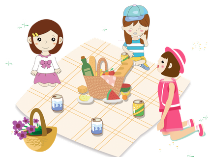 卡通 素材 人物 动画 插图