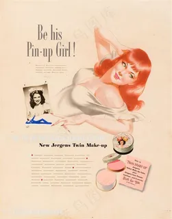 美人图唯美美女插画装饰画