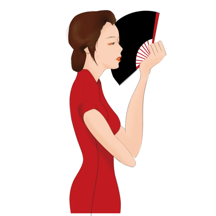 传统旗袍美女 (85)