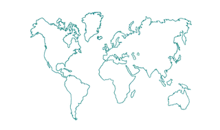 地图 地图剪影 地图轮廓 世界地图 Png 地图