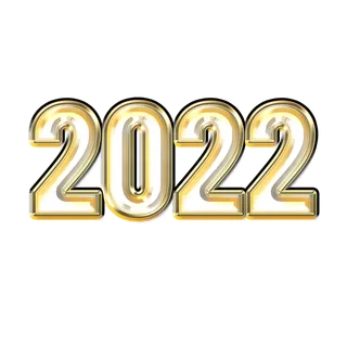 2022新年艺术创意字体虎年3D立体标题数字文字png免抠字素材