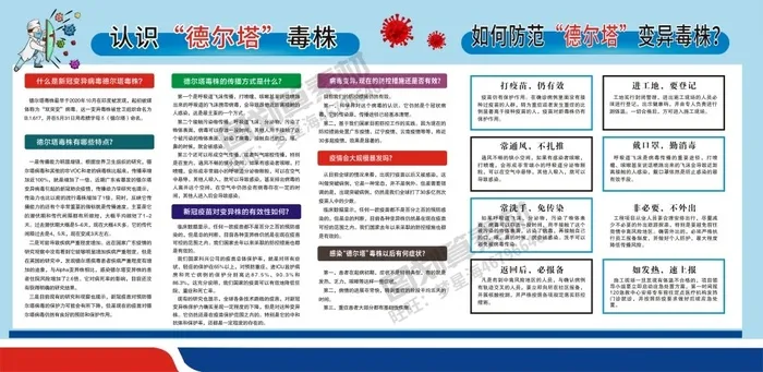 德尔塔病毒 疫情防控新冠肺炎疫苗健康海报x展板架psd设计cdr素材cdr矢量模版下载