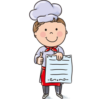 免扣卡通厨师