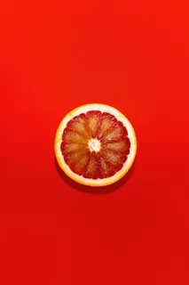 红色创意橘子背景 红色创意橘子背景