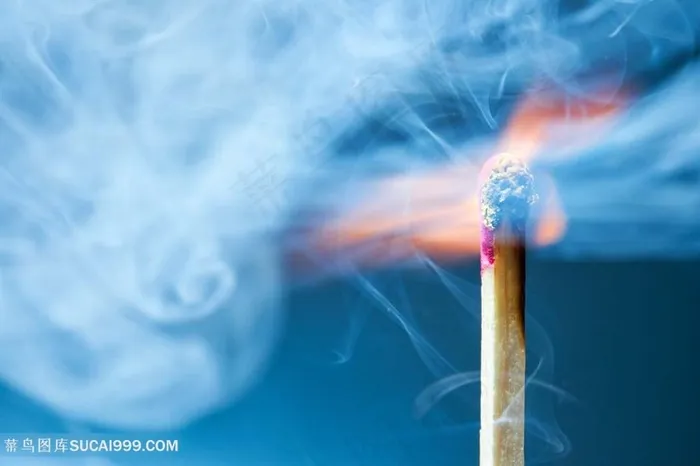 燃烧火柴高清图片