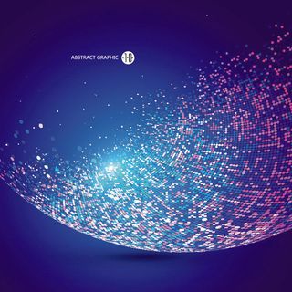 几何抽象粒子线条光线科技感网页banner展板背景AI矢量设计素材