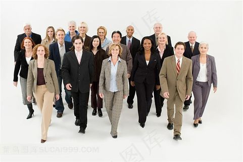 行走的世界各国种族素材