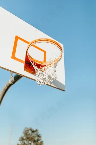 篮板球框特写图片