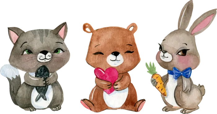 小猫小狗小兔兔年