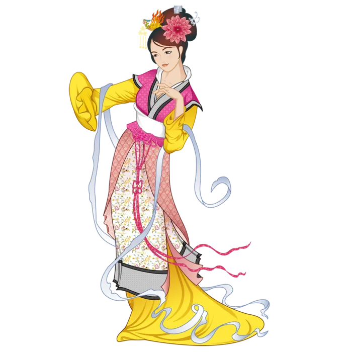 卡通歌女古典