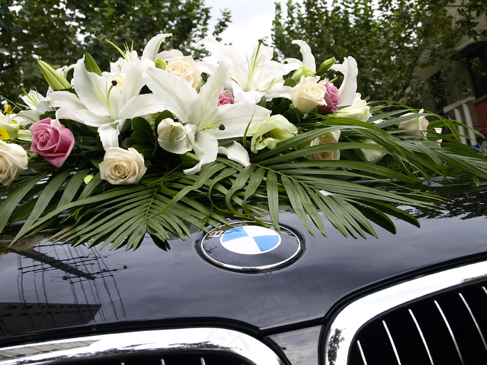 宝马婚车图片