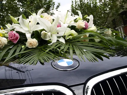 宝马婚车图片