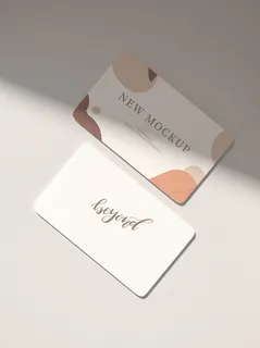 高端大气商务名片样机