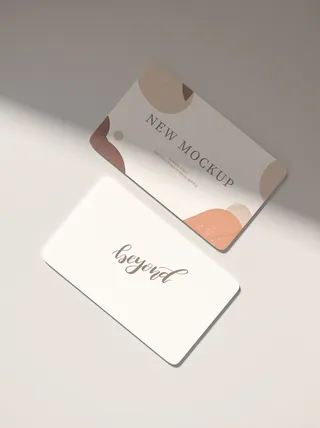 高端大气商务名片样机