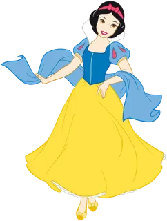 卡通人物迪士尼公主系列免抠贴图白雪公主睡美人灰姑娘PNG素材