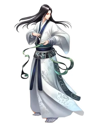 古风人物插画免抠