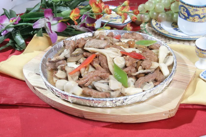 54养生菌煎牛柳－福华