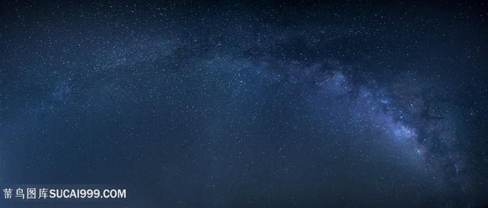 星空银河全景素材