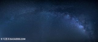 星空银河全景素材
