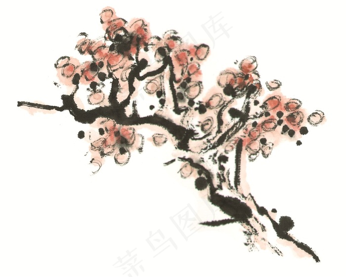 古树工笔jpg素材