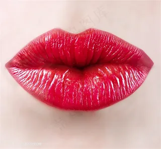 性感的红唇特写