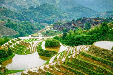 美丽的乡村田园自然美景高清图片 美丽的乡村田园自然美景高清图片