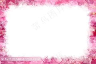 梦幻粉红色花边背景高清图片