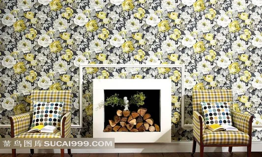 欧美室内效果图背景