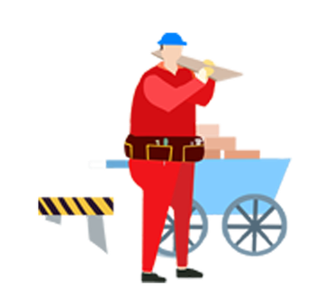 职业搬砖人工地工人搬砖