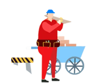 职业搬砖人工地工人搬砖