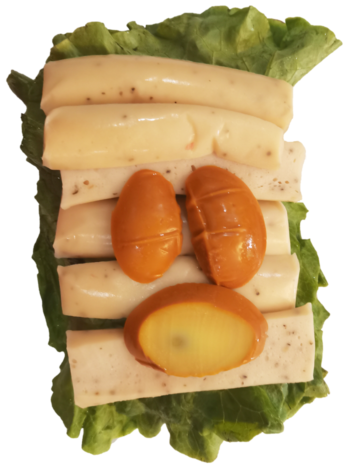 蔬菜制作过程紫薯三明治免抠元素实物摄影素材