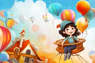 欢乐游乐场彩色背景