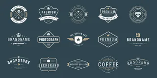 设计勋章标志素材