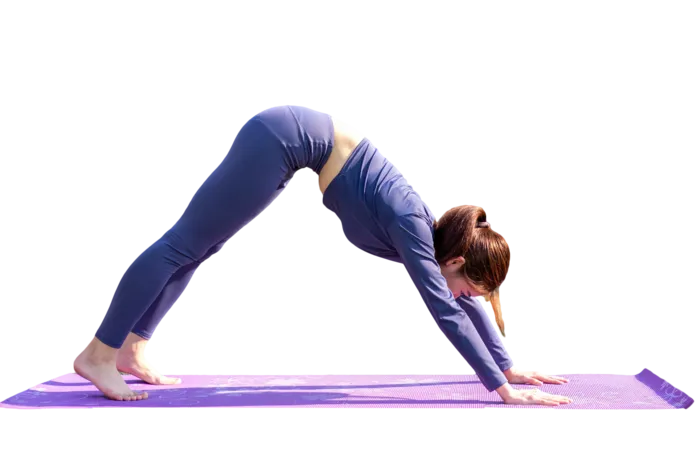 瑜伽人物面抠PNG