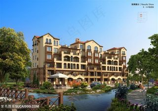 房产高楼商品房设计效果图