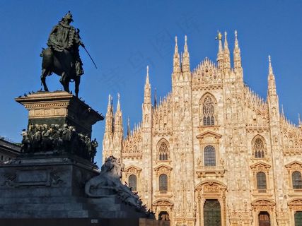 哥特式米兰大教堂图片