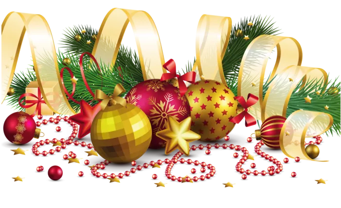 圣诞节装饰金色球飘带星星