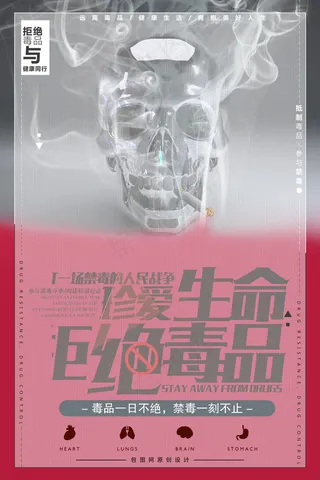 拒绝毒品海报