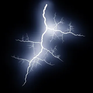 超可怕的天空闪电