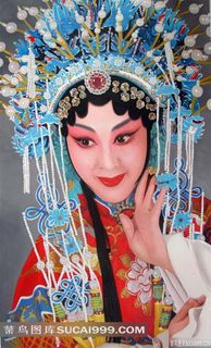 京剧花旦京剧脸谱