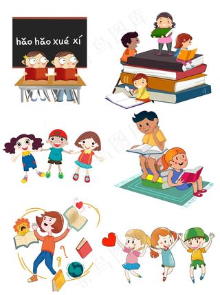 卡通人物小素材