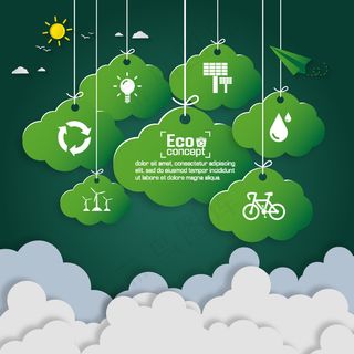 C4d插画 浮雕插画 卡通插画 背景插画