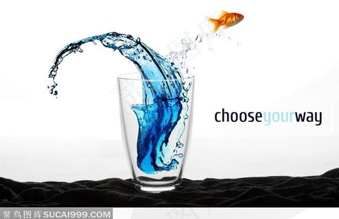 鱼缸 鱼儿飞出来了和溅出的水