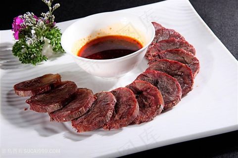 五香酱牛肉牛腱肉卤牛肉凉拌牛肉摄影餐饮美食传统美食