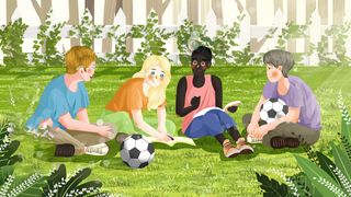 54青年海报54青年插画海报