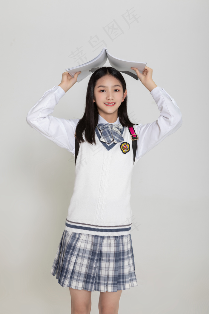 清新唯美可爱的女孩摄影图片